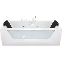 AcquaVapore Whirlpool mit Reinigungsfunktion Pool Badewanne Wanne W83R-TH-B-SC