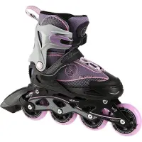 NILS Na11008 Grau-Lila Grösse L (39-42) Rollschuhe