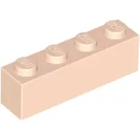 LEGO 50 Stück 3010 Stein Brick 1x4 Part Basic Steine 50 Helles Nougat