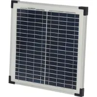 Kerbl Solarmodul 15W inkl. Halterung, mit Croco-Anschluss