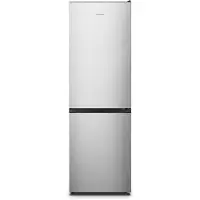 Hisense Freistehend Kühlschrank/Gefrierschrank, Edelstahl, 304 l, 304 l, SN-T, 7 kg/24h, A, Fresh Zone Fach, Grau, Edelstahl