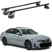 Omac Menabo Dachträger für BMW 3er G20 2019-2025 / G80 Limo 2021-25 75kg Schwarz 2tlg