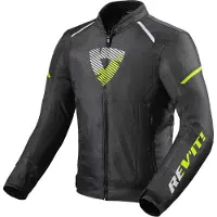 REV'IT! Sprint H2O Schwarz Neon Gelb Jacke Größe S