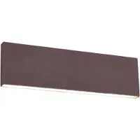 TRIO Leuchten LED Wandleuchte Concha 225172924, Metall rostfarbig, inkl. 2x 6 Wa
