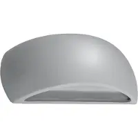 Sollux Muro grigio chiaro PONTIUS ceramica L: 32, B: 9, H: 13.5, E27, dimmerabili