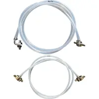 BieTal Zapfanlage Schlauchpaket CO2 & Bier 7mm Bierleitung Biertüllen Edelstahl
