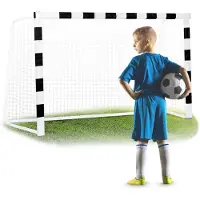 Neo-Sport Fußballtor 300 x 200 x 90 cm NS-465 schwarz-weiß