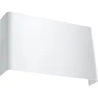 Licht-Erlebnisse Wandleuchte Up Down Weiß flach Metall Modern Wandlampe innen