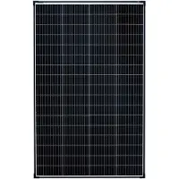 EnjoySolar enjoy solar Solarpanel monokristallines Solarmodul 210W 36V (Schwarzer Rahmen) , 182mm Perc-Zellen, 0% MwSt