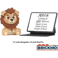 Jekca Bricks Blocky Lion 01 ST19QML01