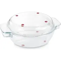 Tescoma Runder Bräter mit Deckel GrandCHEF 32 cm, aus Glas