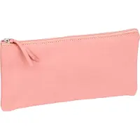Clairefontaine 4x Flaches Schlampermäppchen Leder 22x11cm koralle 410147C