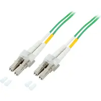 EFB Elektronik Duplex Jumper LC-LC 50/125, OM5, LSZH, grün, 2.0mm, 3m