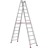 Euroline Premium 305 Sprossenstehleiter 2x12 Sprossen