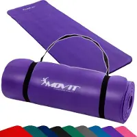 Movit Gymnastikmatte, 190x60x1,5cm, Lila