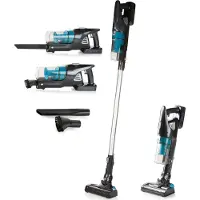 Primo PR501SV 3-in-1 schnurloser Stabstaubsauger - Beutelloser Staubsauger - Handstaubsauger - HEPA-Filter - Grau/Blau