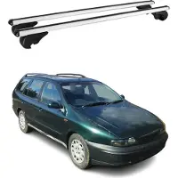 Omac Dachträger Grundtäger für Fiat Marea Weekend 1996-2003 75kg Alu Silber 2 tlg
