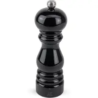 Peugeot Paris, Salzmühle, Schwarz, Holz, Edelstahl, 180 mm