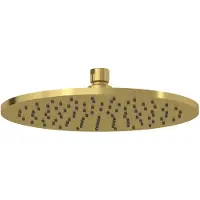 Kludi A-QA Tellerkopfbrause, Metall-Kopfbrause, Ø 250mm, 64325N0-00, Farbe: Brushed Gold