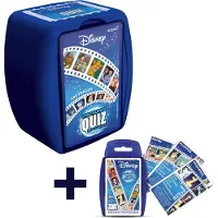 Winning Moves Top Trumps Bundle Quiz Disney Classic Ratespiel Wissensspiel + Quartett Spiel