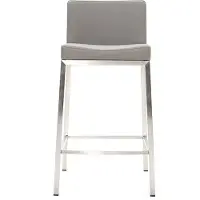 Miliboo - Design-Hocker 66 cm Grau 2er-Set EPSILON