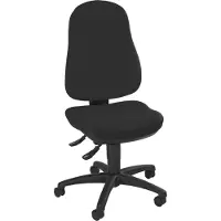 LÜLLMANN Bürodrehstuhl Bandscheiben Schreibtischstuhl Drehstuhl Bürostuhl schwarz 210170