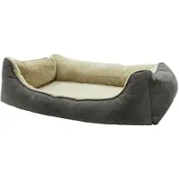 Madison Friends Hundekorb Sofa Orthopädisch Taupe 100 x 70 cm Hundekissen