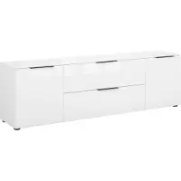 Harper Lowboard MEDINA BHT 180x54x40 cm weiß TV-Lowboard