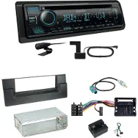 Kenwood KDC-BT560DAB Bluetooth Digitalradio Einbauset für BMW 5er E39 ab 10/2000