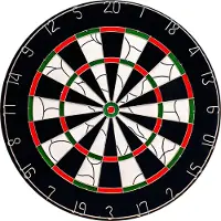 Bull's Bristol Flocked Paper Dart Board -- 1 Stck