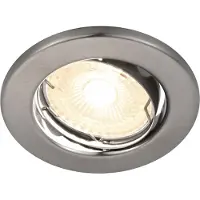Nordlux Canis 6500 3er-Pack LED Einbauleuchte GU10 3x4.9W dimmbar Tageslichtweiss Nickel 49390155