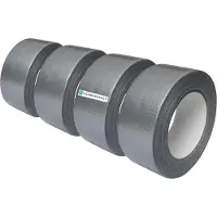 Scorprotect 4x Gewebeklebeband silbergrau Panzertape Gaffaband 48 mm x 50 m
