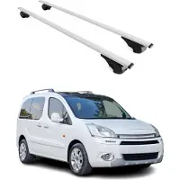 Omtec Dachträger Gepäckträger für Citroen Berlingo 2008-2018 Grundträger Metall Grau