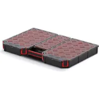 Kistenberg Sortimentsbox TAGER CARBO ORGANIZER KTGC60406B mit Bechern