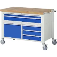 RAU Fahrbare Werkbank Modell 8922 BxTxH 1250x700x880mm