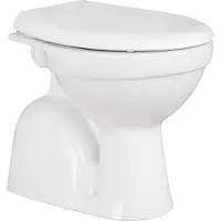 BELVIT Dusch WC mit Bidet Funktion – Standtoilette aus Sanitärkeramik mit Taharet, senkrechtem Bodenabgang, Hygienedusche und Softclose WC-Deckel