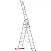Euroline Premium 30778 Mehrzweckleiter 3-teilig 3x10 Sprossen