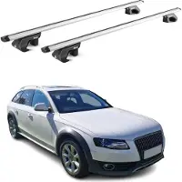 Omac Dachträger für Audi A4 Allroad B8 B9 2009-2025 5 tür 90kg Alu Silber 2x ABE