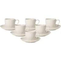 Villeroy & Boch For Me Espressotasse mit Untertasse 70 ml 6er Set