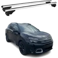 Omac Dachträger Grundtäger für Citroen C5 Aircross 2018-2025 75kg Alu Silber 2 tlg