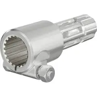 Wiltec Zapfwelle, PTO 175 mm Buchse mit Keilwellenaufnahme 1 3/4" Z20 für Ausgangswelle 8-32x38x6 Traktor