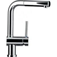 Schock Armatur PIEGA in CHROM mit Zugauslauf / CRISTADUR / Küchenarmatur