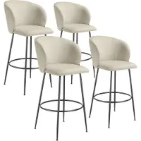 TecTake Barstuhl Luana 51 x 60 x 106 cm, Belastbarkeit 120 kg