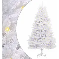 Syfax Künstlicher Weihnachtsbaum Weiß 270 cm PVC und Metall