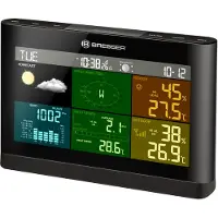 Bresser Basisstation für 5-in-1 Wetterstation Ersatzdisplay ohne Außensensor Innentemperatur Luftfeuchtigkeit