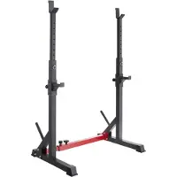 TecTake - Hockergestell - Hockergestell - Apollo - schwarz / rot - 404236