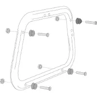 SW-Motech Evo Aero Abs Seitenkoffer-befestigungsadapter