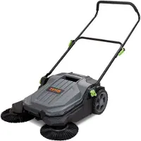 Vevor Handgeführte Bodenkehrmaschine mit 65 cm Breite und 19 L Abfallbehälter