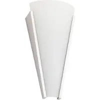LINDBY Magnus Wandleuchte White - , Magnus, dimmbar, Metallisch, für Flurbereich, Glas, Modern