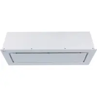 Gurari Deckenhaube GCH E 217 WH 90 PRIME, Einbau Dunstabzugshaube 90 cm, in Weiß,Weiß Glas, 1000m³/h,LED Streifen,Abzugshaube,Abufthaube,Umlufthaube,Fernbedienung